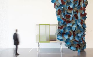 Behind the Kvadrat fabric ’Clouds’ is the ’Lit clos’ they designed for Galerie Kreo in 2000