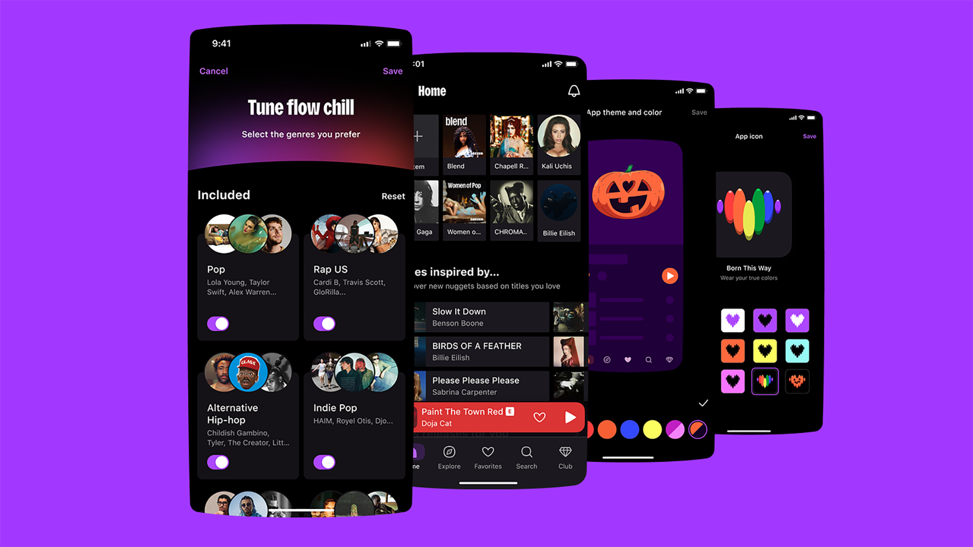 Deezer Flow Tuner feature (screenshots)
