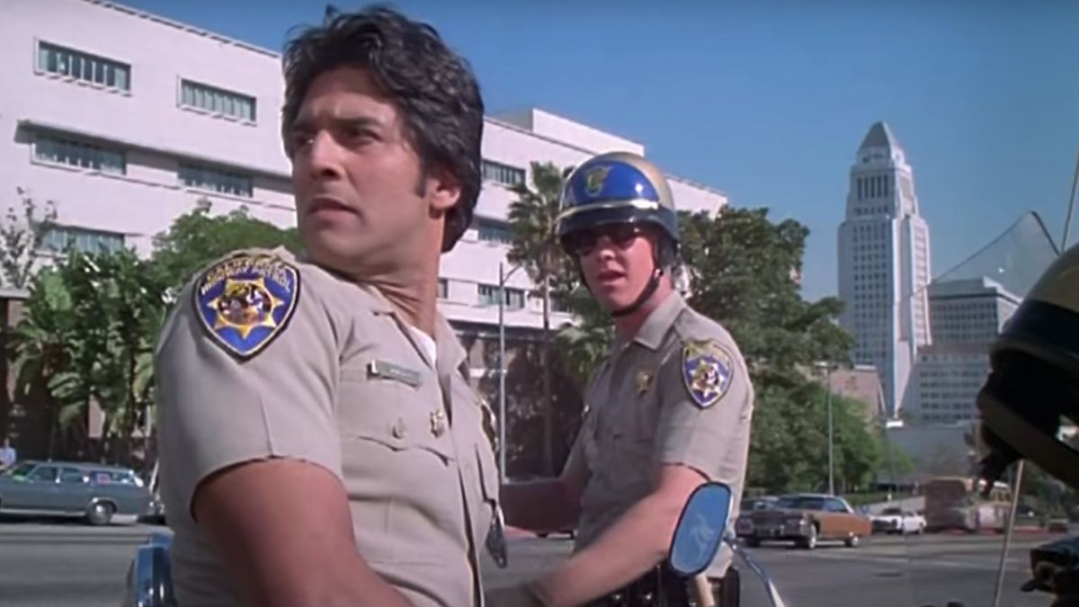 Erik Estrata and Larry Wilcox on CHiPS