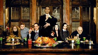 The cast of Addams Family Values