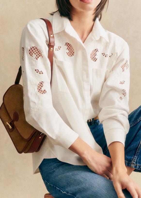 Naora Shirt - Ecru - Organic Cotton - Organic Textile - S&amp;eacute;zane