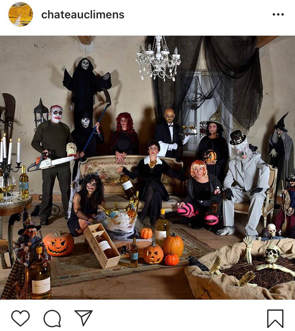 Chateau Climens Halloween party photo