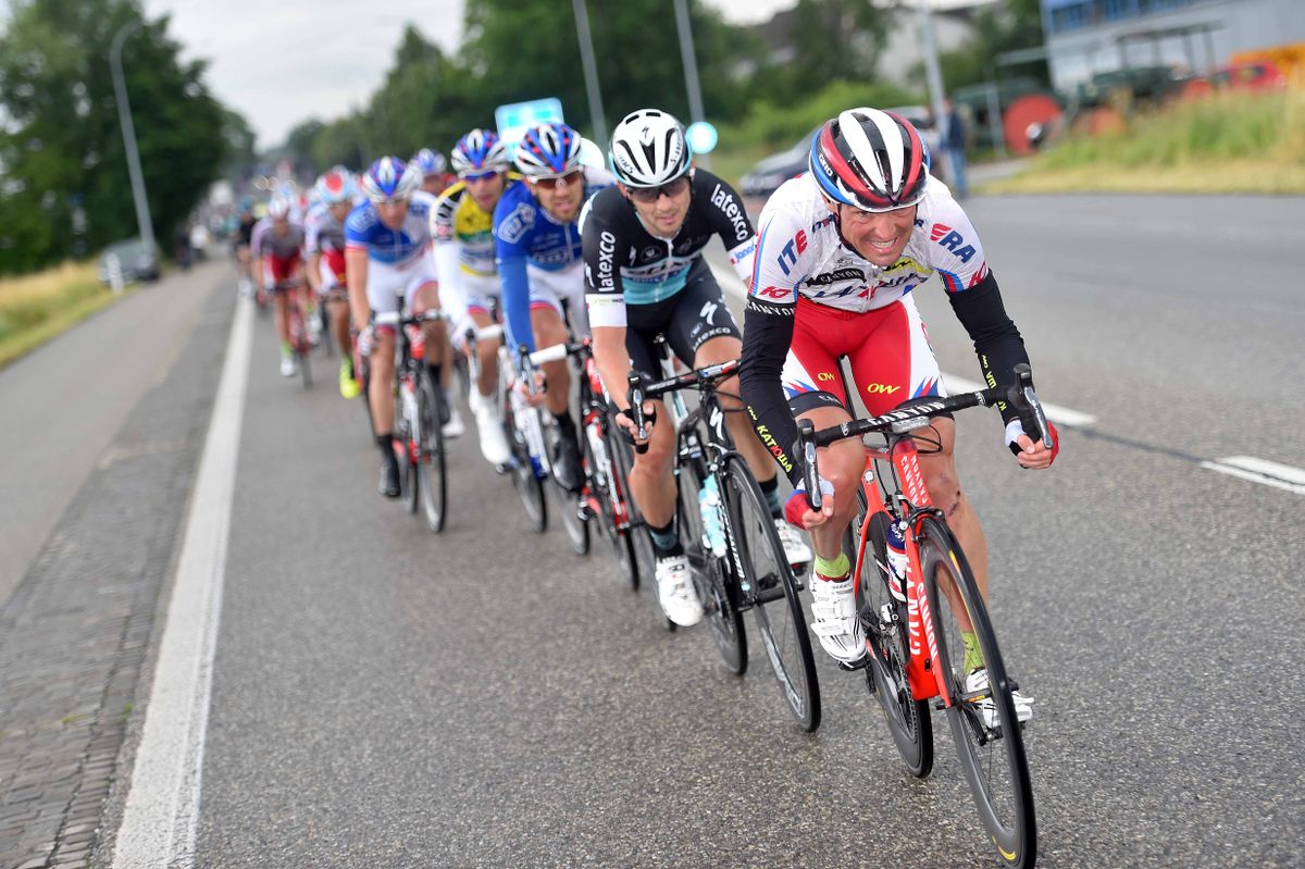 Katusha on the gas