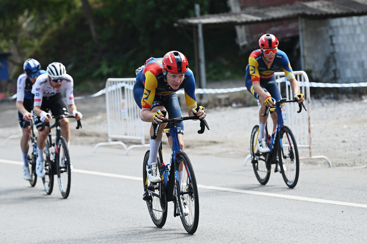 Lidl-Trek tried several attacks in the final of the stage