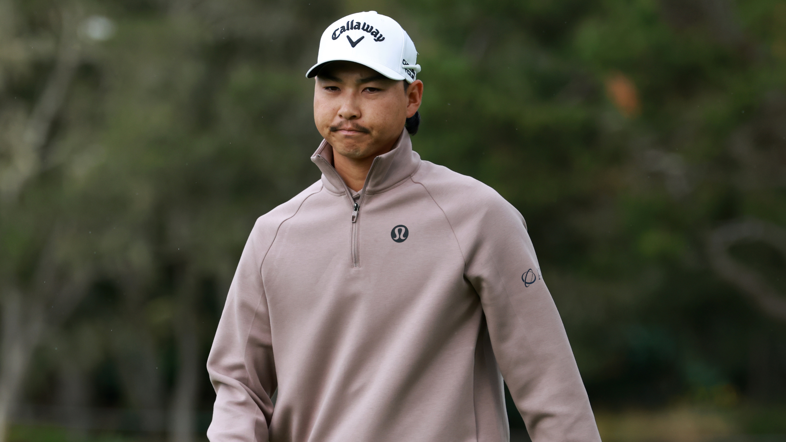 Min Woo Lee at the AT&amp;amp;T Pebble Beach Pro-Am