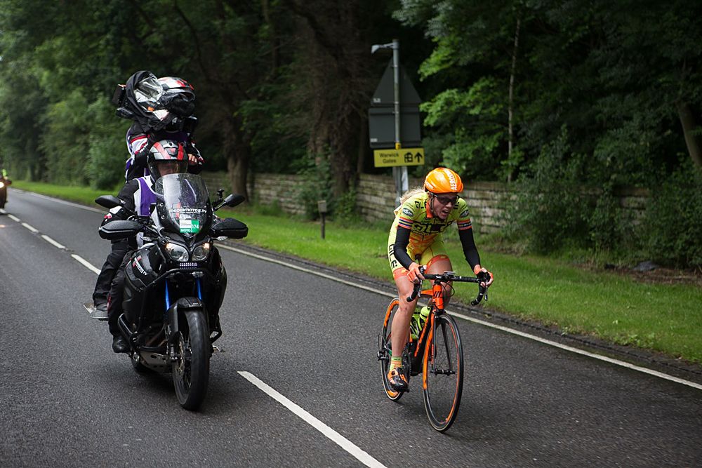 Emilia Fahlin (SWE) of Ale-Cipollini Cycling Team was the most combatative rider of the Aviva Women's Tour 2016 - Stage 2