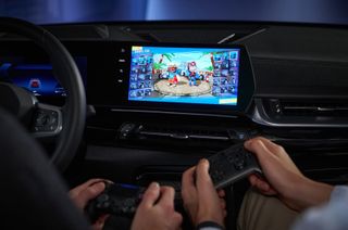 BMW OS9 with onboard gaming