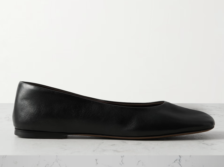 The Row, Leather Ballet Flats
