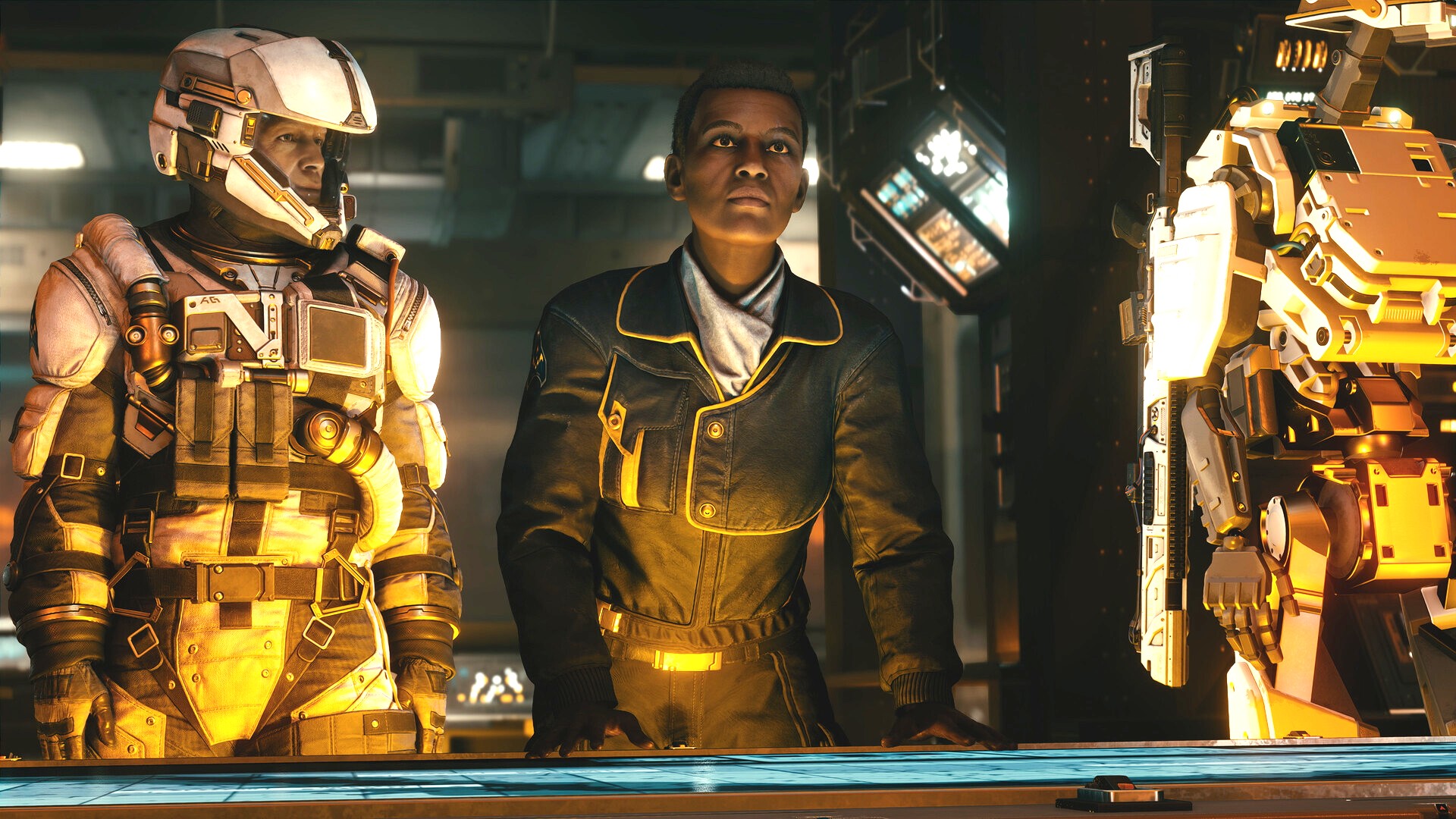 An official screenshot of Starfield's new Terran Armada DLC.