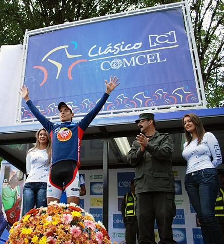 Best young rider Jaime Vergara (Gw Shimano