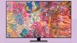 Samsung Q80B 4K QLED TV review on T3 colour background