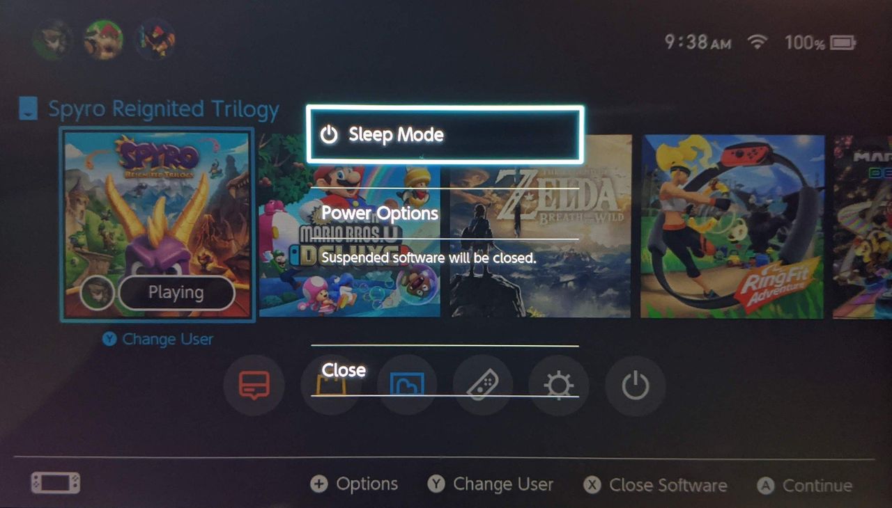 Transfer data to new Nintendo Switch