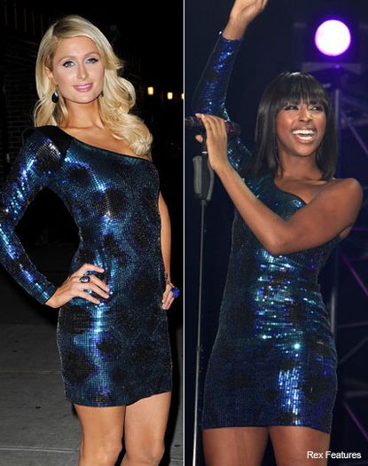 Paris Hilton and Alexandra Burke in Lipsy - Who wore it best? - Fashion - Marie Claire
