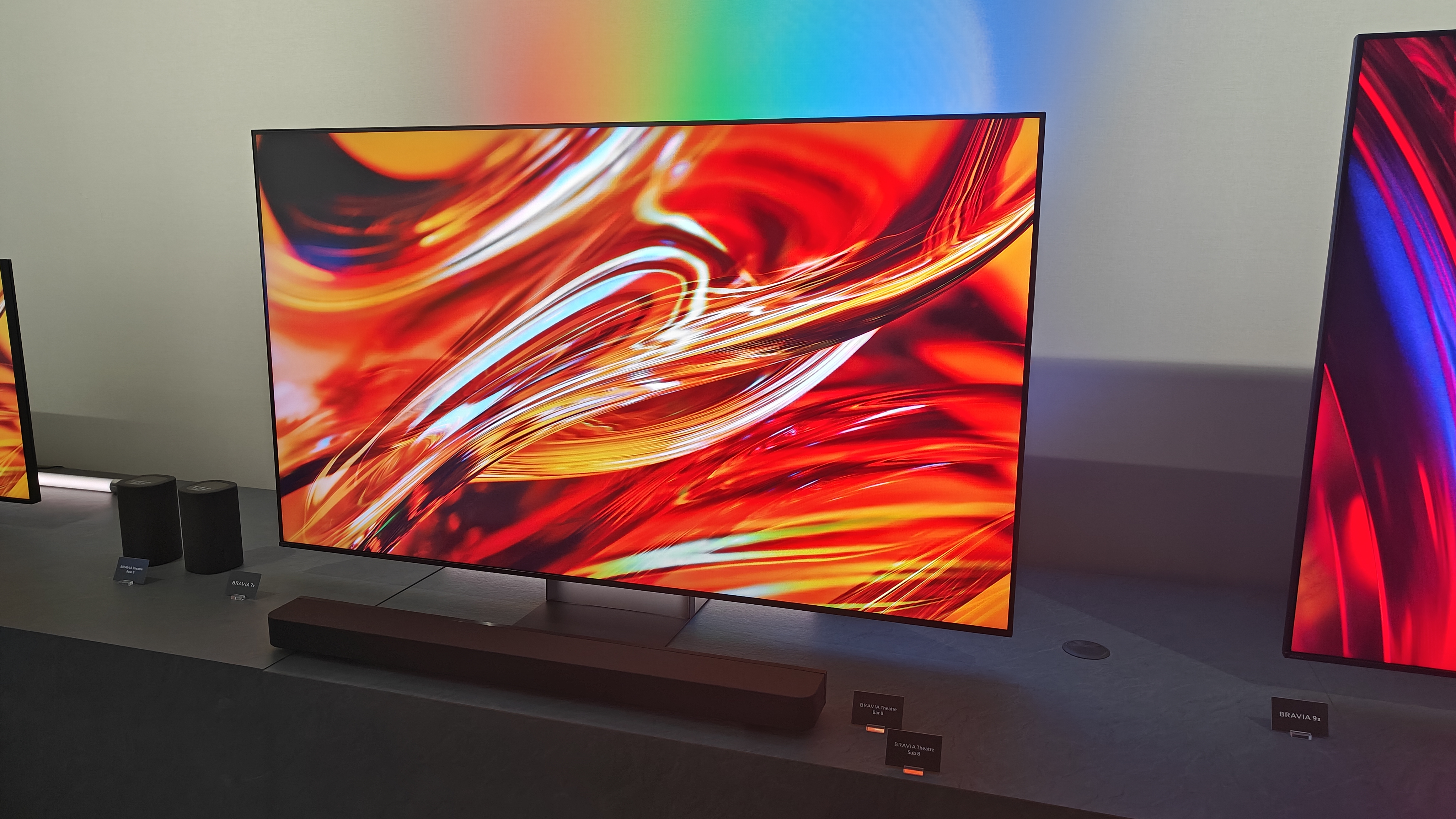 Sony Bravia 7 II on a black stand.