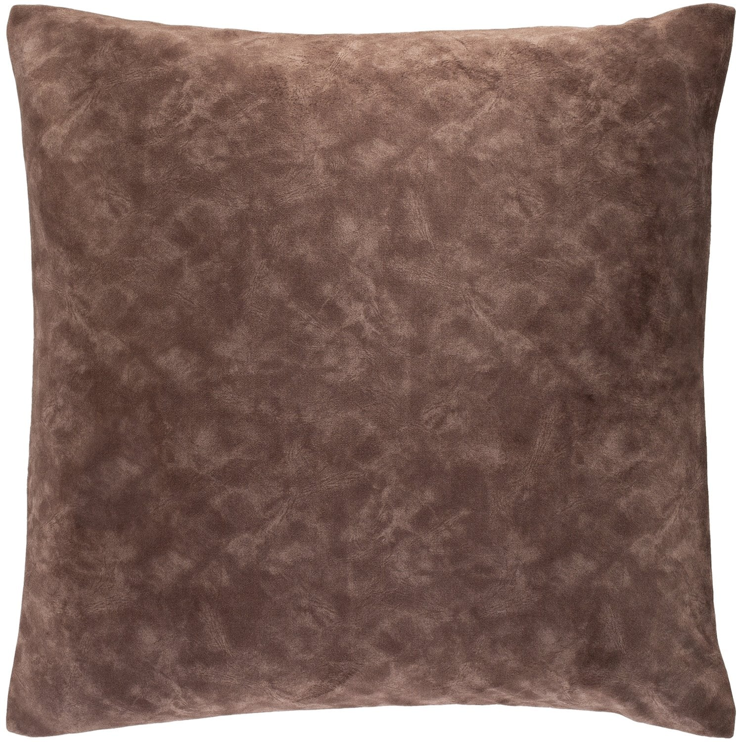 camel colored velvet square pillow