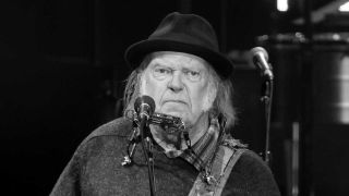 Neil Young onstage