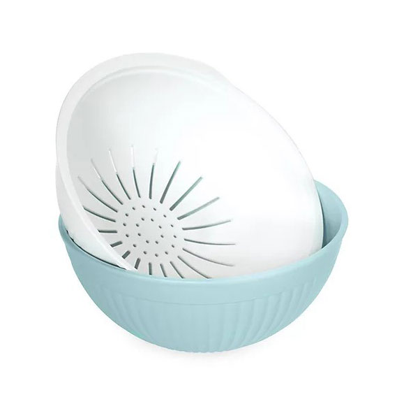QVC, Nordic Ware 2-in-1 Colander &amp;amp; Bowl Set