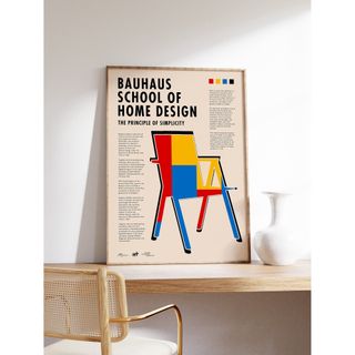 Retro Scandinavian Furniture Art Print, Vintage Swedish Home Decor, Bauhaus Art, Retro Poster, Retro Art Poster, Vintage Gift, A1/a2/a3/a4-No Frame