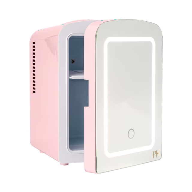 Paris Hilton Mini Fridge With Mirror - Pink