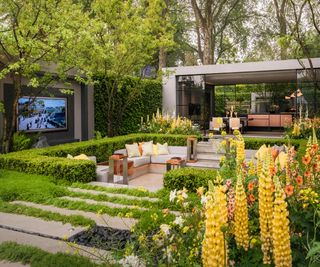 The LG Eco-City garden at the Chelsea Flower Show 2018, London