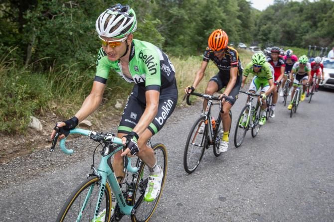 Wilco Kelderman (Belkin) leading the final chase