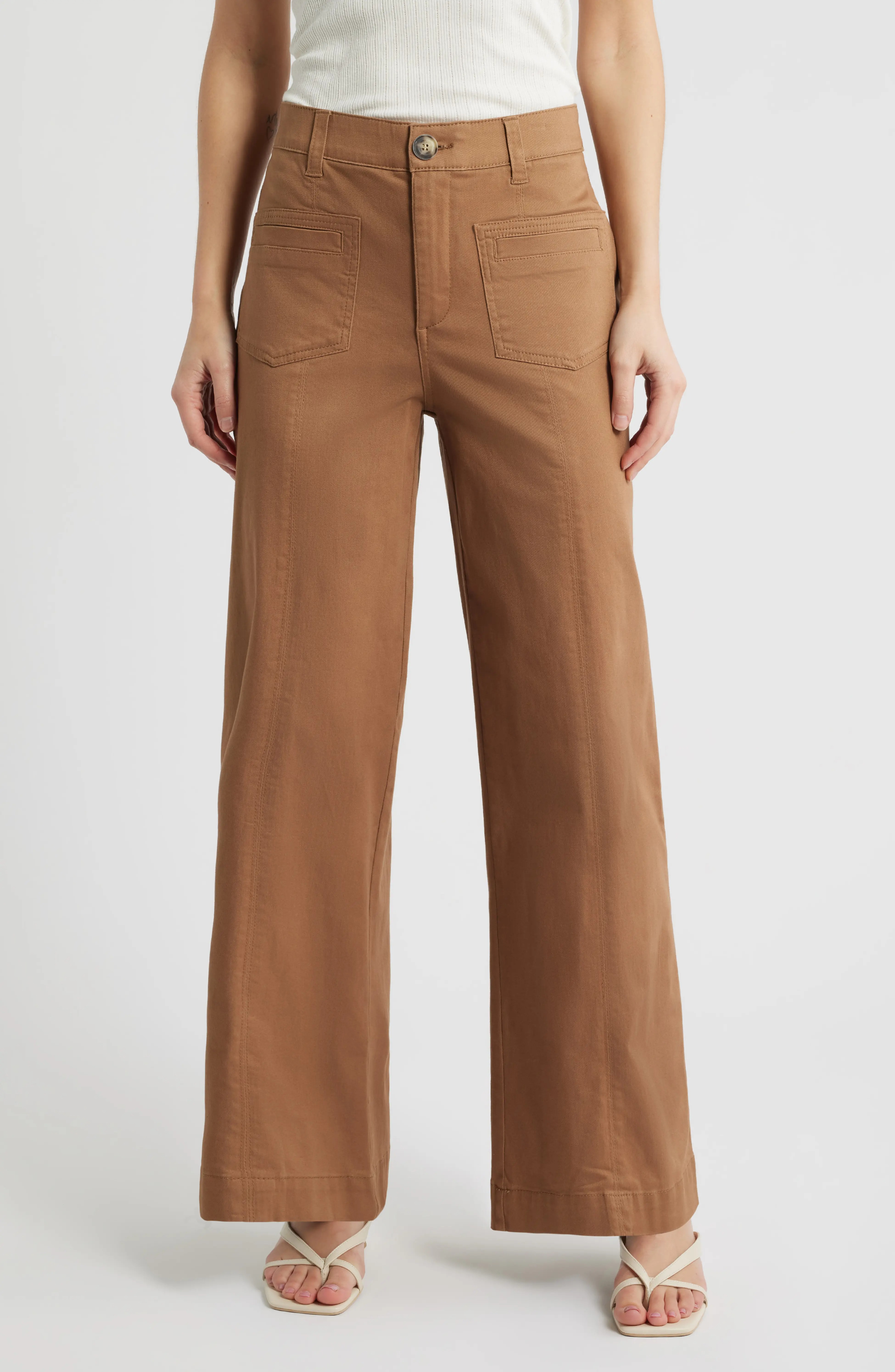 Wit &amp;amp; Wisdom, Skyrise Patch Pocket Wide Leg Pants