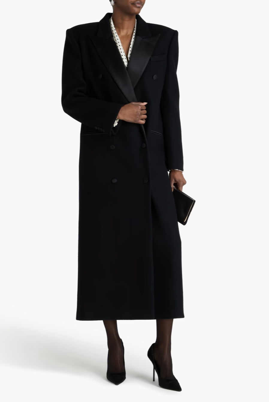 Magda Butrym, Double-breasted wool-blend felt coat
