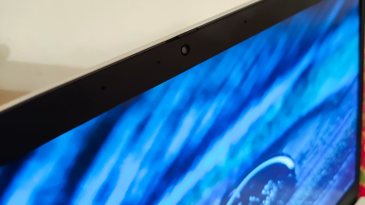 The webcam of the HP Pro c640 Chromebook