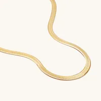 Bold Herringbone Chain Necklace: was $198, now $158.40 (save $39.60) | Mejuri
