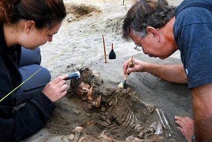 Archaeologists discover 'unusual' sacrifices of children and llamas