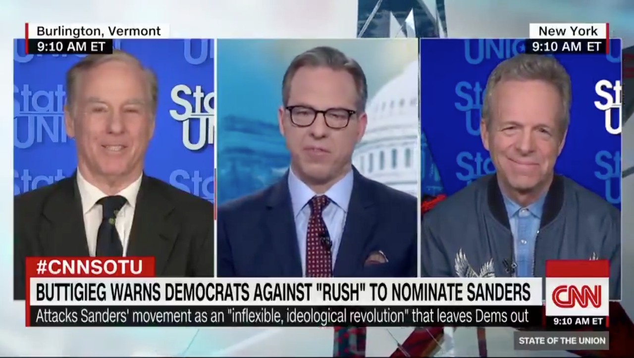 Howard Dean, Jake Tapper, Mark McKinnon.