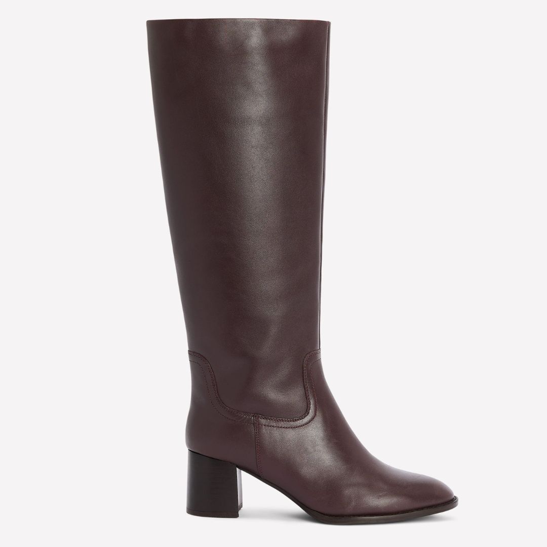 Boden Dark Cherry Skye Smart Knee Boots