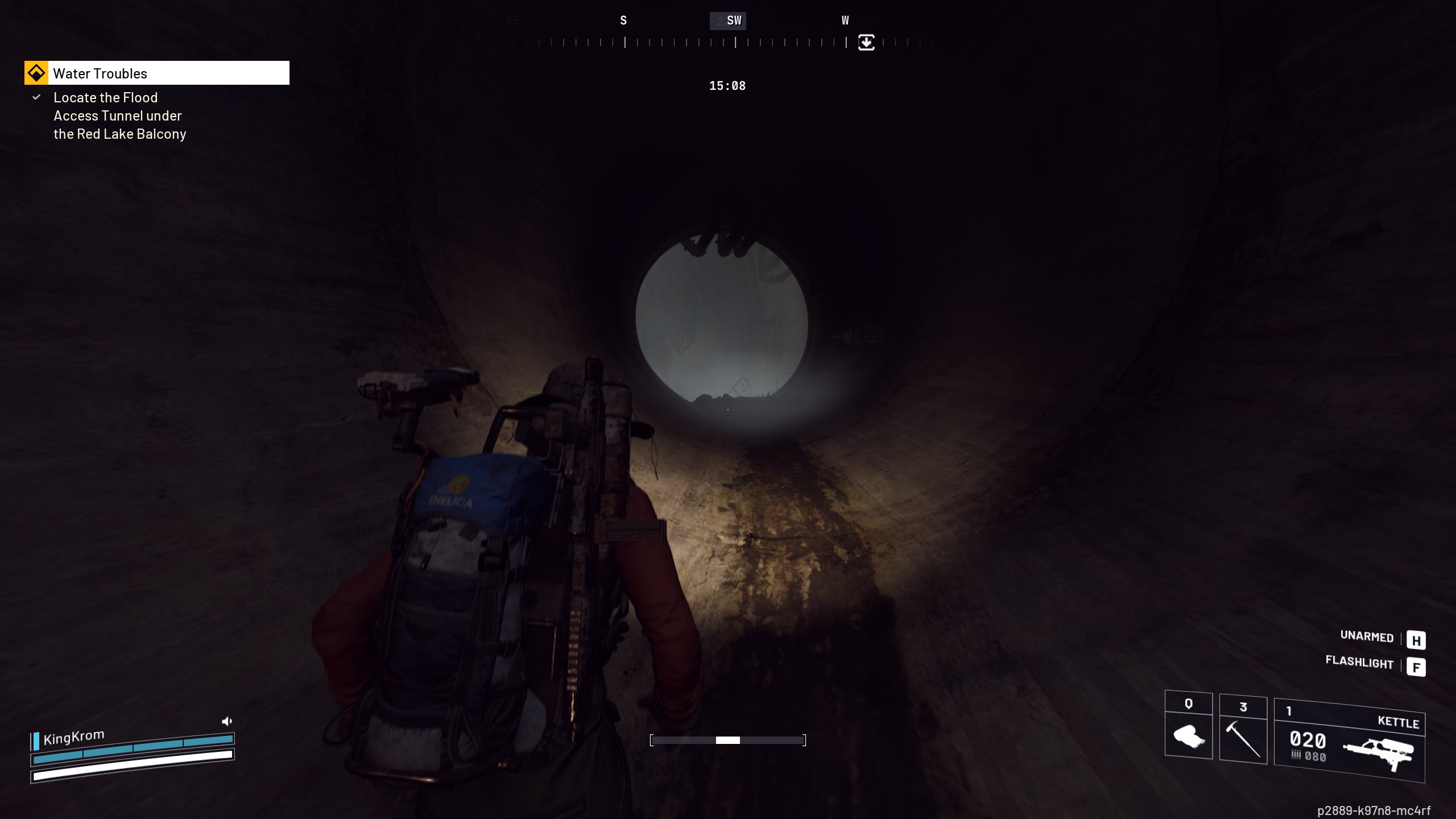 Arc Raiders Water Troubles - Going through pipe