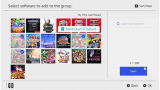Nintendo Swich new groups update