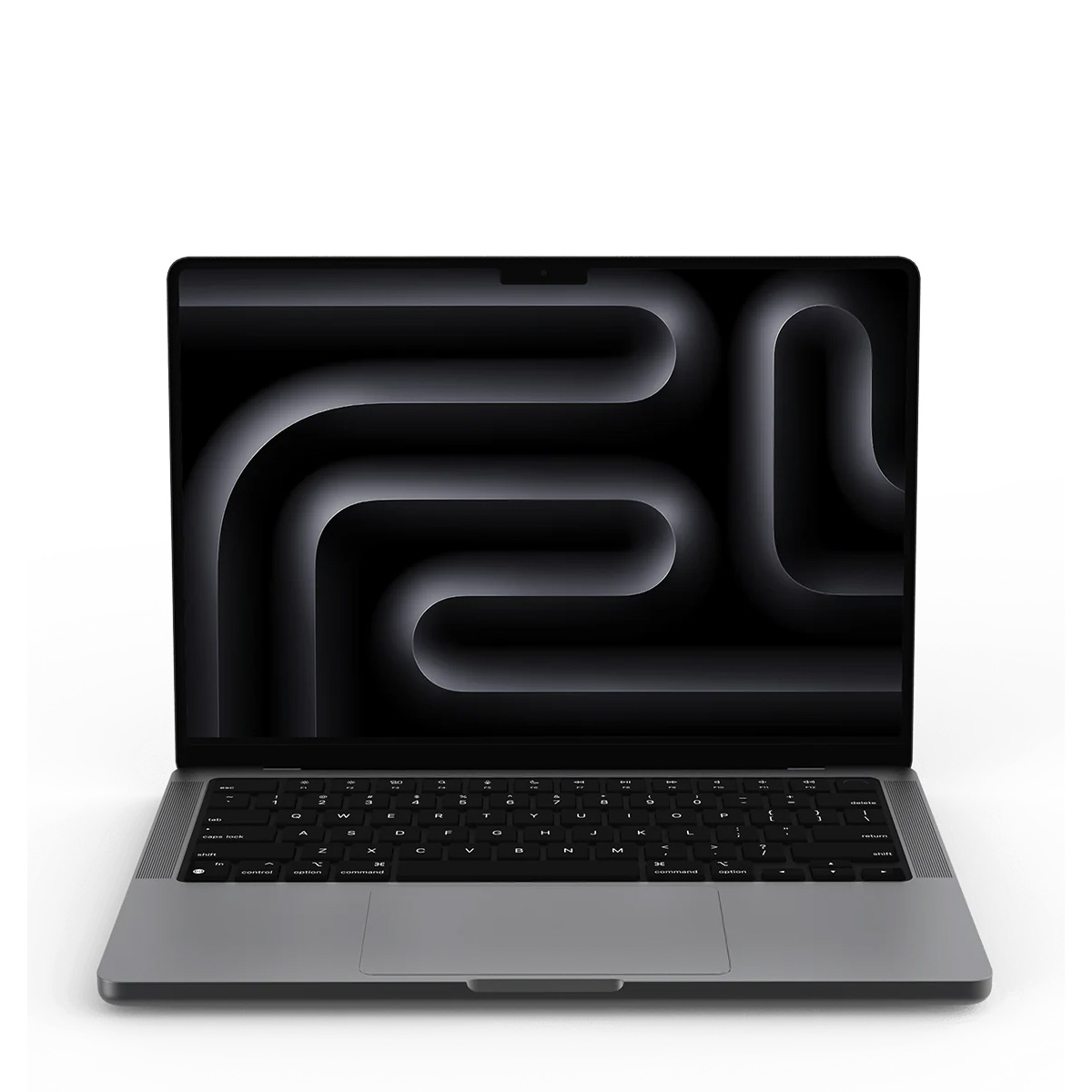 A MacBook Pro 14 against a white background