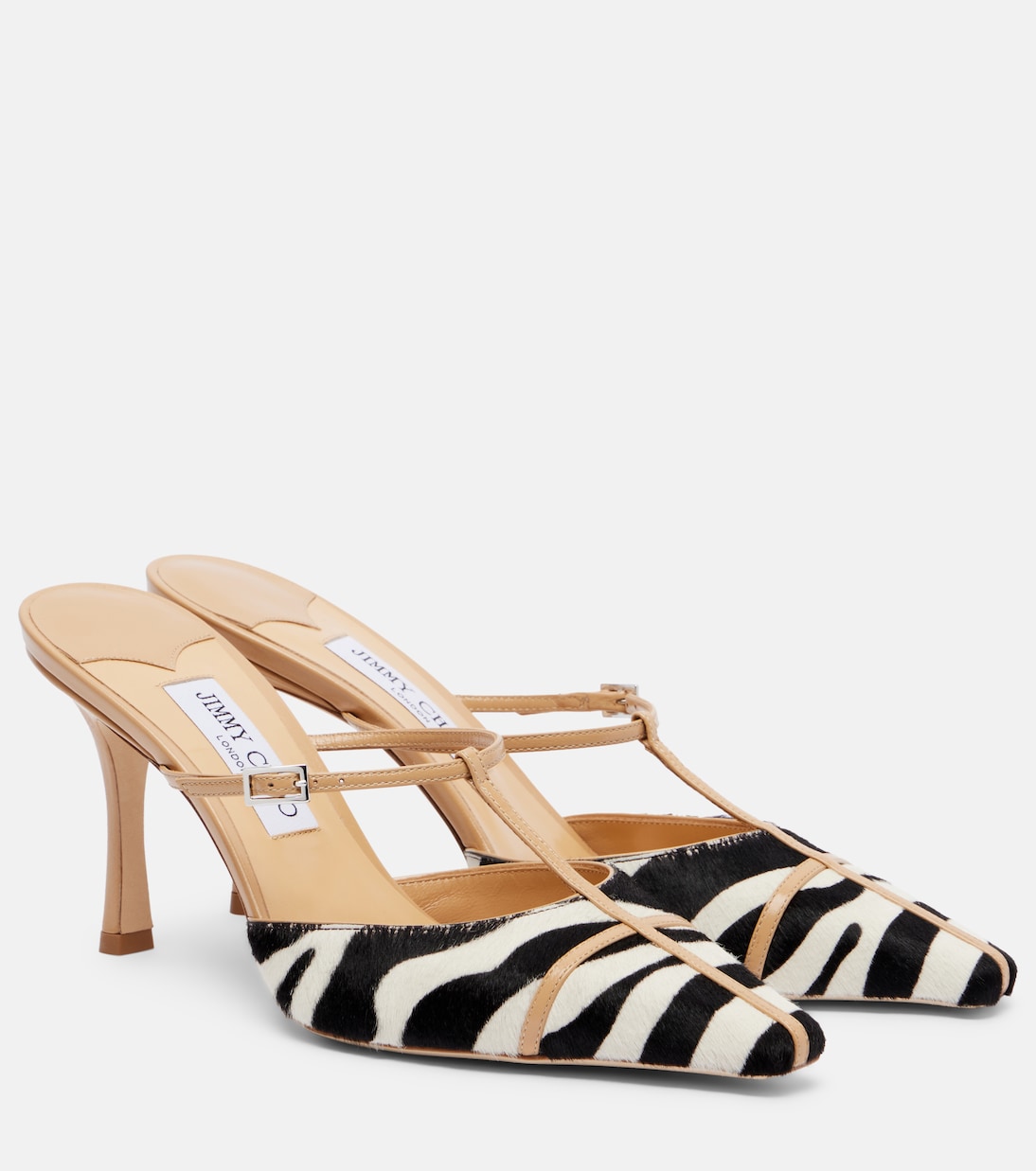 X Conner Ives Gloria 85 Calf Hair Mules