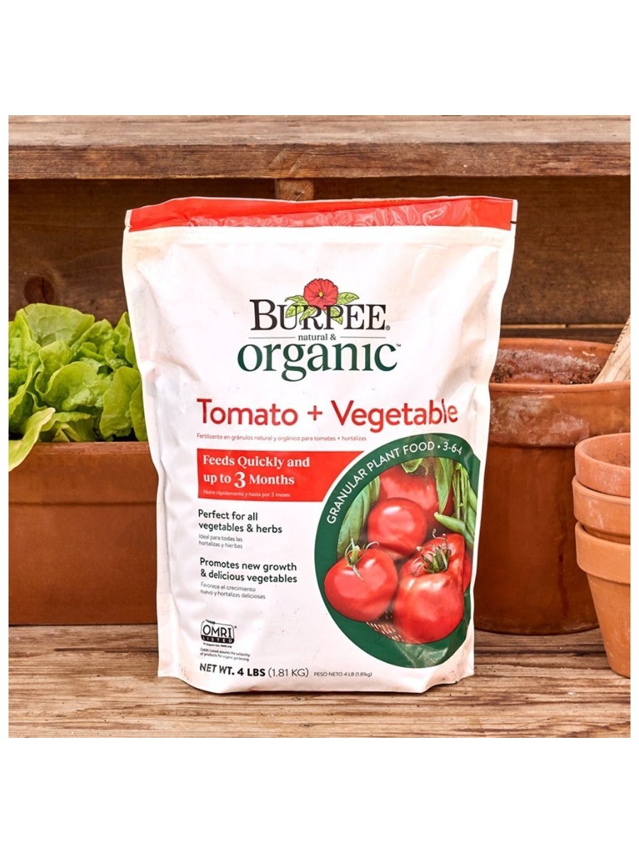 Burpee Organic Tomato + Vegetable Plant Food