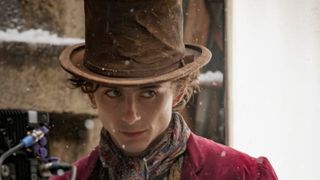 Timothée Chalamet shared a first-look picture of Wonka on social media