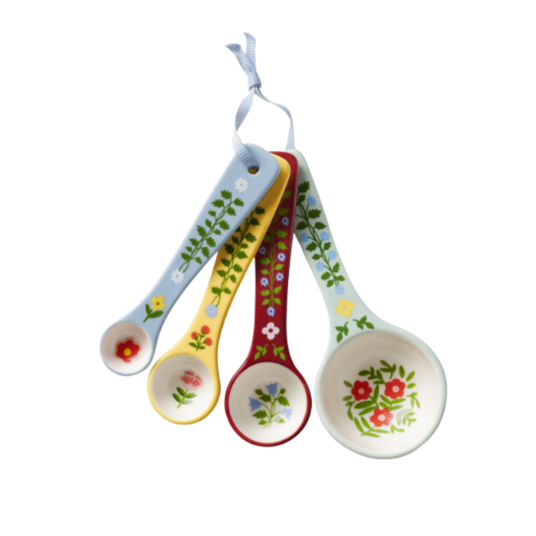 Porcelain Measuring Spoons - Home Sweet Home