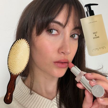 A collage of Who What Wear associate beauty editor Alyssa Brascia and products on sale at the Nordstrom Anniversary Sale.