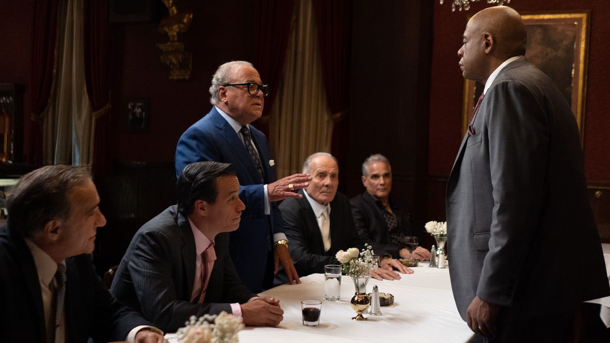 Forest Whitaker as Bumpy Johnson standing up to the American-Italian mafia in Godfather of Harlem season 3