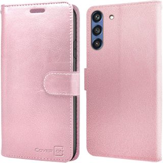 CoverON Leather Pouch Case for Galaxy S21 FE