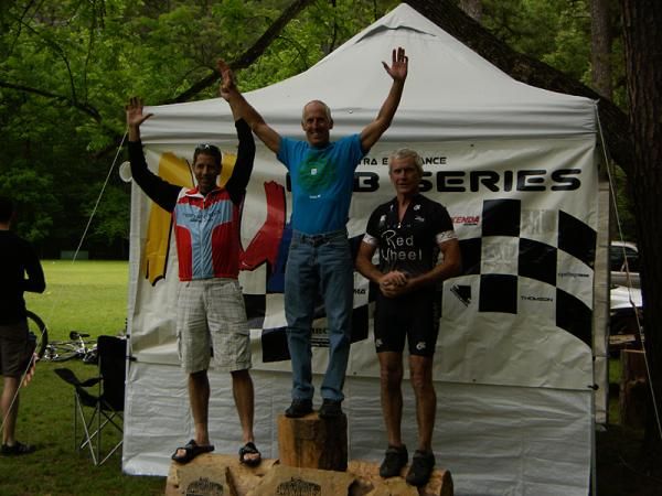 Masters podium podium at the Syllamo's Revenge 125