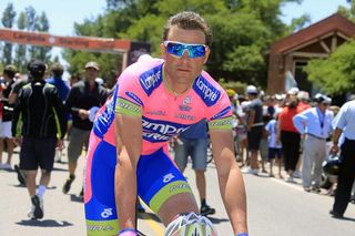 Alessandro Petacchi (Lampre-Merida) at the start of stage 5.