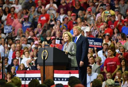 President Trump and Cindy Hyde-Smith.