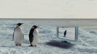 Scene from Farce of the Penguins