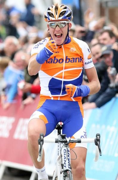 Kai Reus (Rabobank) was suitably pumped with his win