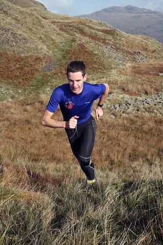 Jebb practices his fell running