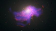 A purple blob in space