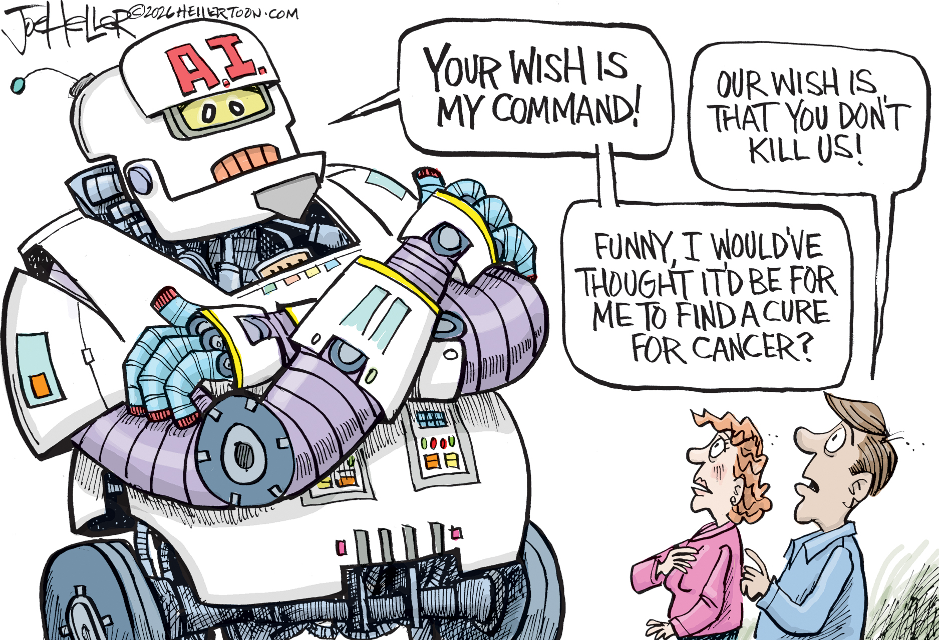 Political cartoon